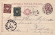 1898-cartolina Postale 10c. Diretta A Wuerzburg Germania, Annullo Di Ambulante - Storia Postale