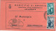 1952-piego Municipale Da Brescia AffrancatoL.1+L.12 Italia Al Lavoro Ed In Rispe - 1946-60: Marcophilie