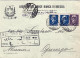 1945-cartolina Dell'associazione Croce Bianca Di Brescia Affrancata Coppia 35c.  - Storia Postale