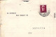 1945-piego Affrancato L.2 Imperiale Senza Fasci Emissione Di Novara Isolato - Storia Postale