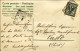 1900-scena Agreste Su Panno Incastonata In Una Bella Cartolina A Rilievo Viaggia - Brodées