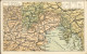 1930circa-cartina Geografica Dallo Spluga Al Quarnero - Cartes Géographiques