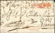 1817-bollo Rosso Commissione Centrale Di Trasporti Militari Mantova + Timbro Man - 1. ...-1850 Prephilately