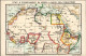 1929-Stati E Possedimenti In Africa A Nord Del'Equatore Cartolina A Cura Del Ser - Carte Geografiche