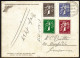 1939-Svizzera Bella Cartolina Con Affrancatura Di Quattro Valori In Lingue Diver - Postmark Collection