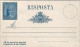 1882-San Marino Cartolina Postale Libertas Nuova, Risposta, 15+0c.azzurro - Postwaardestukken