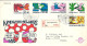 1968-Holland Nederland Olanda S.5v."Personaggi Delle Fiabe"su Raccomandata Fdc I - FDC