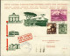 1949-Belgique Belgium Belgio Cat.Pellegrini N.307 Euro 120, I^volo Sabena Bruxel - Storia Postale