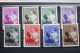 Série Souvenir De La Reine Astrid (COB/OBP 447/454, MNH**) 1937. - Ungebraucht