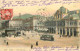 06 - Nice - Place Masséna - Animée - Tramway - Colorisée - Correspondance - CPA - Oblitération Ronde De 1912 - Voir Scan - Traffico Stradale – Automobili, Autobus, Tram