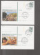 Delcampe - P151 X (komplett) -  102 Verschiedene Gestempelte Karten - Illustrated Postcards - Used