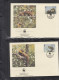 IRLAND  798-801, 4 FDC, WWF, Weltweiter Naturschutz: Baummarder, 1992 - Unused Stamps