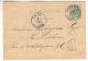 Belgique - Carte Postale De 1885 - Entier Postal - Oblit Gand Station - - Cartes Postales 1871-1909