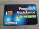 Télécarte 50 Peugeot Assistance - Pubblicitari