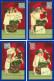 Enfants-262Ph66  Série De 4 Cpa, Enfants Avec Un Gros Panier De Fleurs, Doux Souvenir, Bonne Fête, Joie, Je T'aime - Collezioni & Lotti