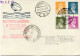 1933 Turkey 6th South America Zeppelin 9 Flown - Lettres & Documents