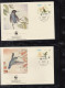 KUBA  3589-3592, 4 FDC, WWF, Weltweiter Naturschutz: Hummelkolibri, 1992 - Ongebruikt