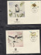 KUBA  3589-3592, 4 FDC, WWF, Weltweiter Naturschutz: Hummelkolibri, 1992 - Ongebruikt