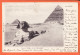 21984 / ⭐ (•◡•)  EGYPTE Vue De Sphinx Et Des Pyramides 1902 à Georges CLOUZOT Rue Porte St-Jean Niort ◉ V.P 442 Egypt - Sphinx