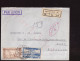 Syrië - Par Avion Van Damas Naar Gand, Belgique - Timbre Fiscal Au Verso - Recommandée - 1948 - Syrie