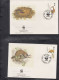 GAMBIA  1550-1553, 4 FDC, WWF, Weltweiter Naturschutz: Langschwanz-Schuppentier, 1993 - Gambia (1965-...)