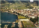 Villeneuve (Vaud) - Vue Aérienne Du Port - Coin Du Camping, Le Bourg Et Les Vignes (16'321) - Villeneuve