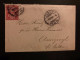 LETTRE TP 10 OBL.1 VII 88 ZURICH + OBERUZWYL - Poststempel