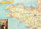 Régions - Bretagne - Carte Géographique Michelin - CPM - Voir Scans Recto-Verso - Bretagne