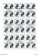 URSS 1982 OISEAUX 2 Planches De 36 Yvert 4913-4914, Michel 5181-5182 Oblitéré, Used; Cote Yv 14.40 Euros - Full Sheets