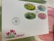 Korea Stamp 2024 Cover Plant FDC Perf 4v - Corea Del Nord