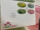 Korea Stamp 2024 Cover Plant FDC Imperf 4v - Corea Del Nord