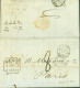 Lettre De Londres Cachet Croix LS 3 NO 3 1851 Bureau Entrée Noël 383 ANGL 2 CALAIS 2 3 NOV 51 Pour Paris - Poststempel
