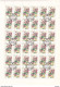 URSS 1989 INSECTES 2 Planches De 36 Yvert 5627-5628, Michel 5950-5951 Oblitéré, Used, Cote :yv 14.40 Euros - Ganze Bögen