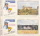 Delcampe - BUVARD & BLOTTER - Collection Complète Des 24 Buvards Flan Lyonnais - Série B - Châteaux De La Loire - Altri & Non Classificati