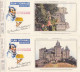 Delcampe - BUVARD & BLOTTER - Collection Complète Des 24 Buvards Flan Lyonnais - Série B - Châteaux De La Loire - Sonstige & Ohne Zuordnung