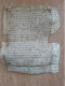 Acte Sur Parchemin XVe Réutilisé Comme Couverture De Livre - Manuscripten