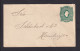 1896 - 10 C. Ganzsache Via Panama Nach Hamburg - Equateur