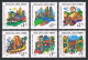 Hong Kong 849-854a,MNH. Hong Kong-Singapore Tourism,1999.Harbor,Skyline,Budda, - Unused Stamps