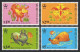 Hong Kong 780-783,783a, MNH. Michel 785-788,Bl.45. New Year 1997,Year Of The Ox. - Ongebruikt