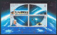 Hong Kong 461-464, 464a Sheet, MNH. Michel 478-481, Bl.6. Halley's Comet, 1986. - Ongebruikt