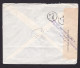 Greece: Cover To Switzerland, 1940s, 3 Stamps, Value Overprint, War, Customs Currency Control Label (minor Damage) - Brieven En Documenten