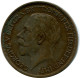 HALF PENNY 1917 UK GBAN BRETAÑA GREAT BRITAIN Moneda #AZ600.E.A - C. 1/2 Penny