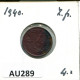 1 CENT 1940 NETHERLANDS Coin #AU289.U.A - 1 Centavos