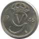 25 ORE 1946 SWEDEN Coin #AD197.2.U.A - Sweden