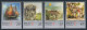 Macao 860-863,864, MNH. Mi 899-902,Bl.43. Painting Of Macao, By Kwok,1997. Junks - Nuevos