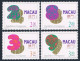 Macao 855-858,859, MNH. Mi 894-897, Bl.42. Lucky Numbers. Man Outside House.1997 - Ongebruikt