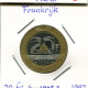 20 FRANCS 1992 FRANKREICH FRANCE Französisch Münze #AM441.D.A - 20 Francs