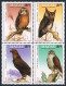 Macao 699-702a,702b Sheet, MNH. Michel 727-730. Birds 1993. Falcon, Aquila,Owls. - Neufs
