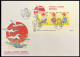 Macao 728-730, 730b, Two FDC. Mythological Chinese Gods, 1994. Statuettes. - FDC