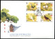 Macao 786-789,790, Two FDC. Michel 814-817, Bl.30. SINGAPORE-1995. Birds. - FDC